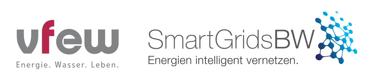 Kombilogo VFEW und Smart Grids-Plattform Baden-Württemberg