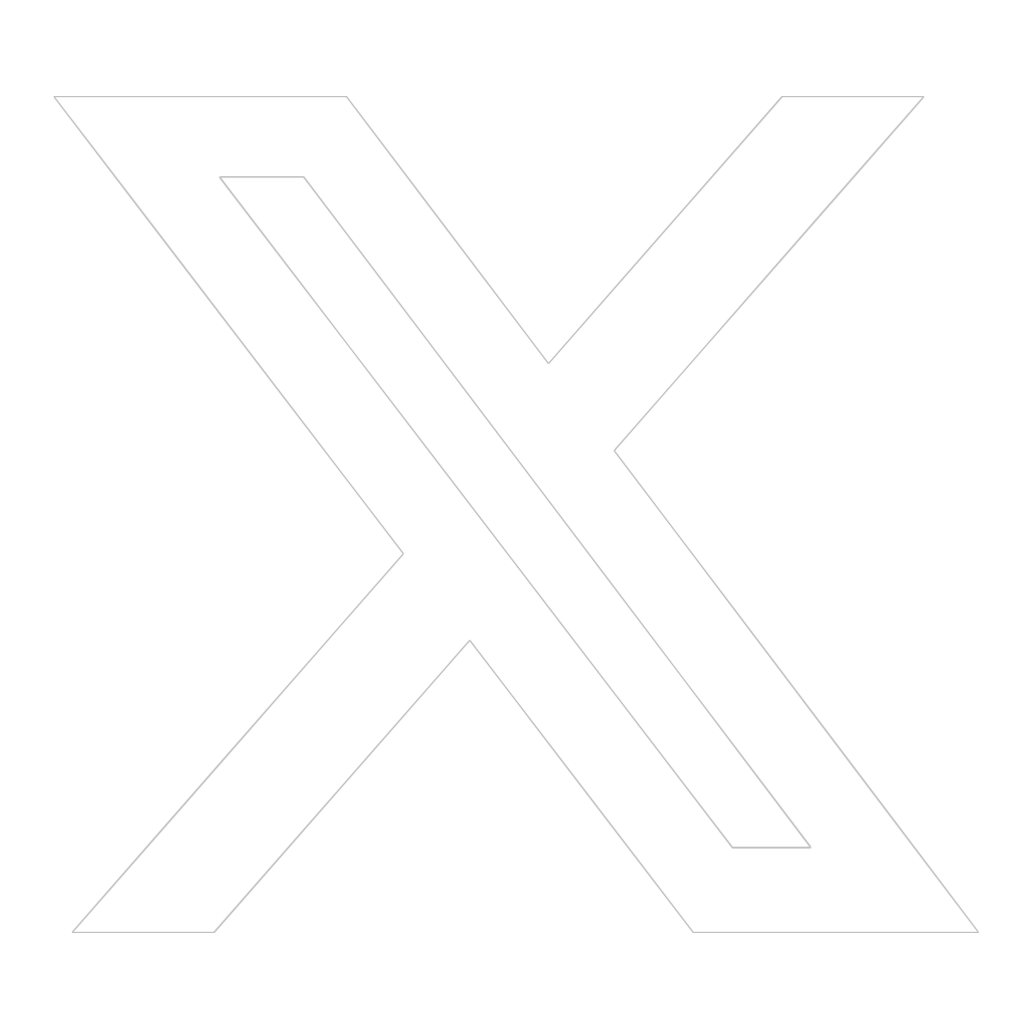 Icon: Twitter X Logo auf transparent