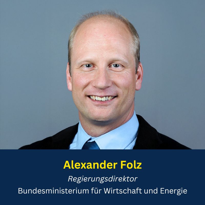 Eine Portrait des Referenten Alexander Folz, der einen Vortrag bei den Smart Grids-Gesprächen hält